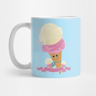 Happy Ice Cream Cone Mug